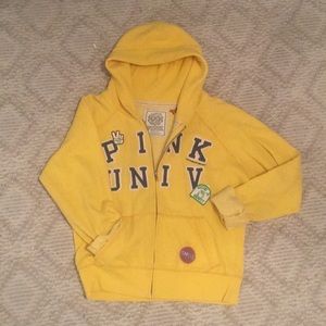 PINK University Zip-up Hoodie